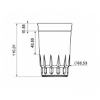 Vaso mermelada 260ml     CT-3034